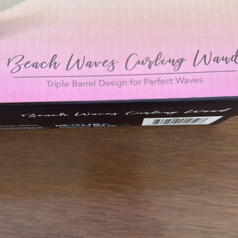 New in box Bling Beauty Beach waves curling wand - Picture 3 of 5